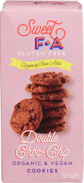 Sweet FA Koek Double Choc-Chip Glutenvrij (125 gr)