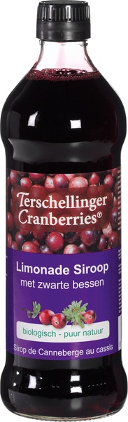 Terschellinger Limonadesiroop Cranberry En Zwarte Bessen (500 ml)
