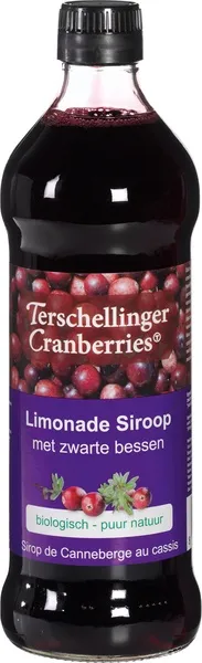 Terschellinger Limonadesiroop Cranberry En Zwarte Bessen (500 ml)