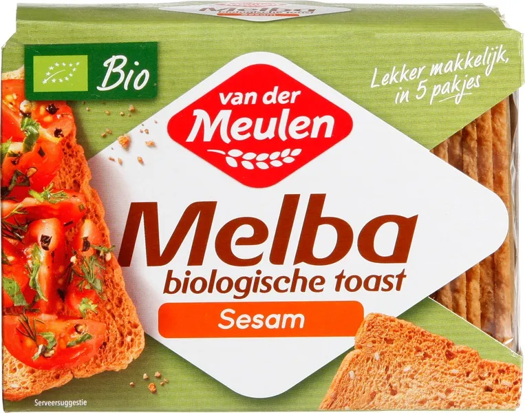 Van Der Meulen Melba-Toast Sesam (100 gr)