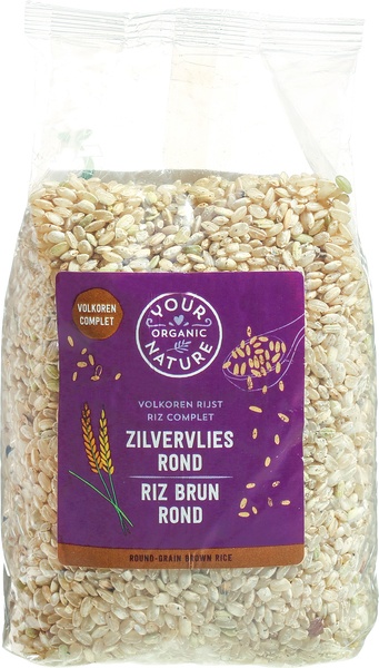 Your Organic Nature Zilvervliesrijst Rond (400 gr)