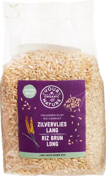 Your Organic Nature Zilvervliesrijst Lang (400 gr)