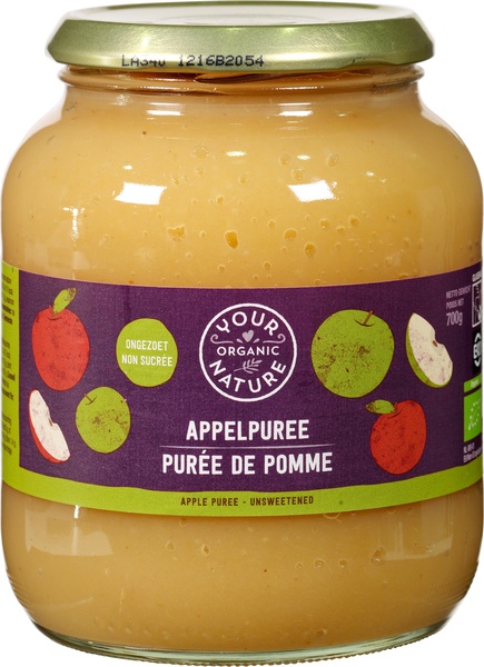 Your Organic Nature Appelpuree Ongezoet (700 gr)
