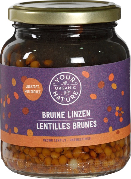 Your Organic Nature Bruine-Linzen (360 gr)