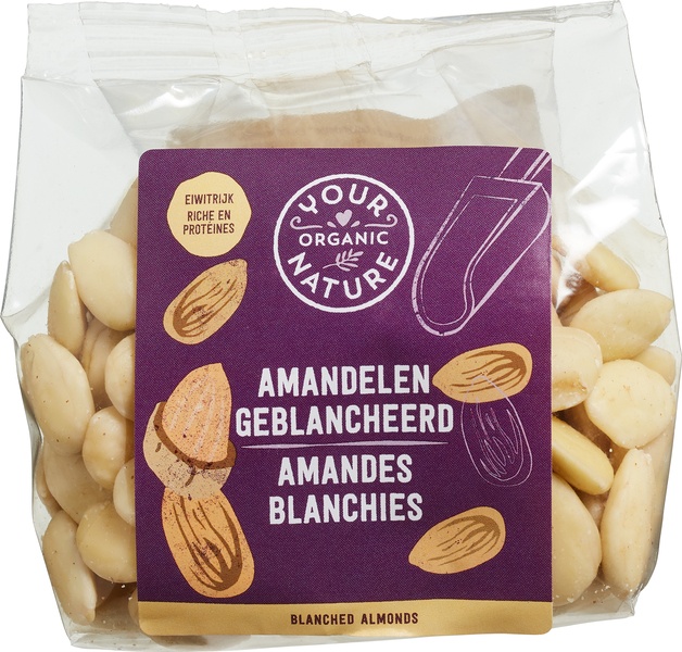 Your Organic Nature Amandelen Geblancheerd (160 gr)