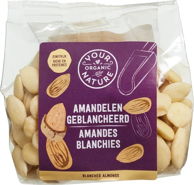 Your Organic Nature Amandelen Geblancheerd (160 gr)