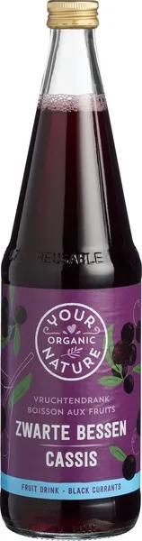 Your Organic Nature Vruchtendrank Zwarte Bessen (700 ml)