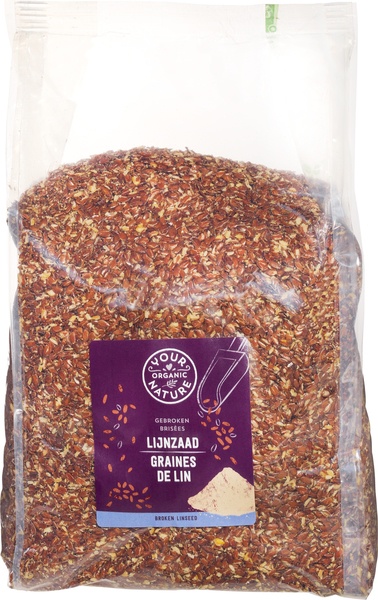 Your Organic Nature Lijnzaad Gebroken (1000 gr)