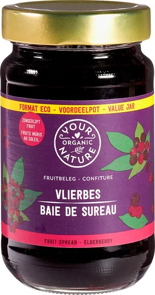 Your Organic Nature Fruitbeleg Vlierbes Familiepot (375 gr)