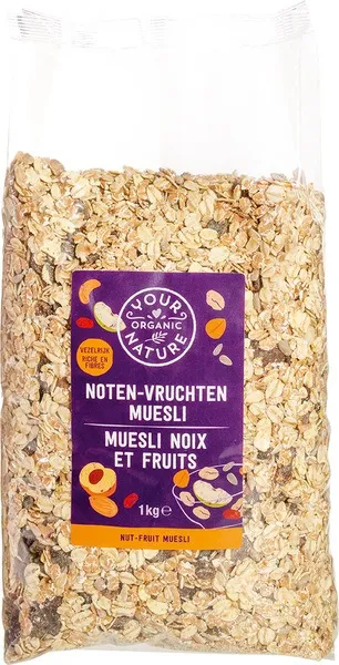Your Organic Nature Muesli Noten-Vruchten (1000 gr)