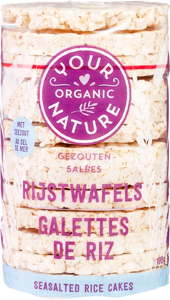 Your Organic Nature Rijstwafels Gezouten (100 gr)