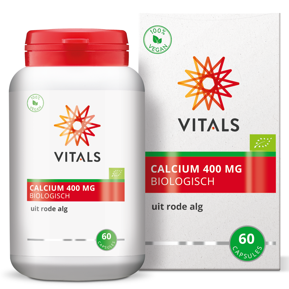 Vitals Calcium 400 mg Biologisch (60 capsules)