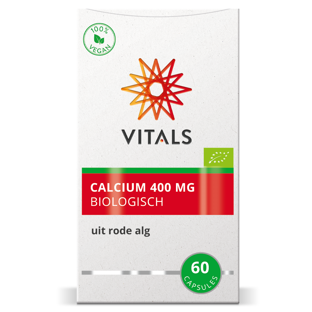 Vitals Calcium 400 mg Biologisch (60 capsules) - image 2