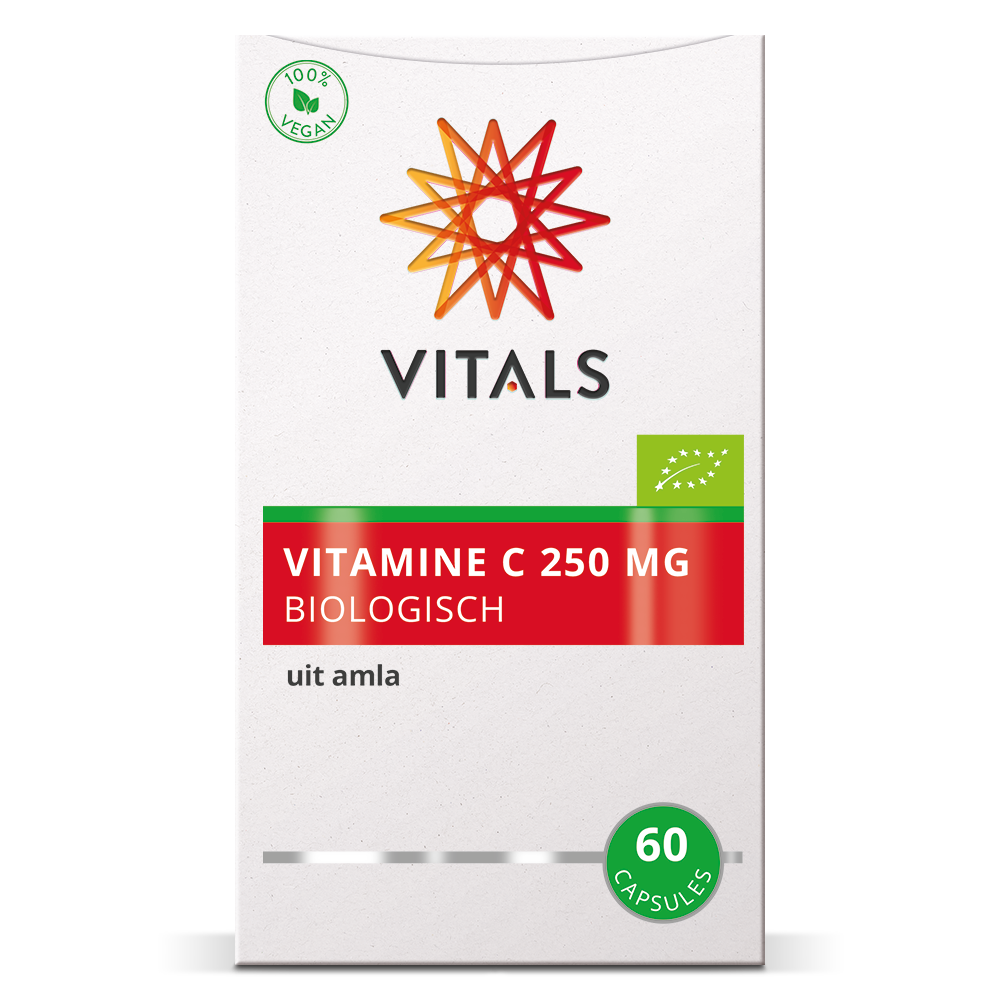 Vitals Vitamine C 250 mg Biologisch (60 capsules) - image 2