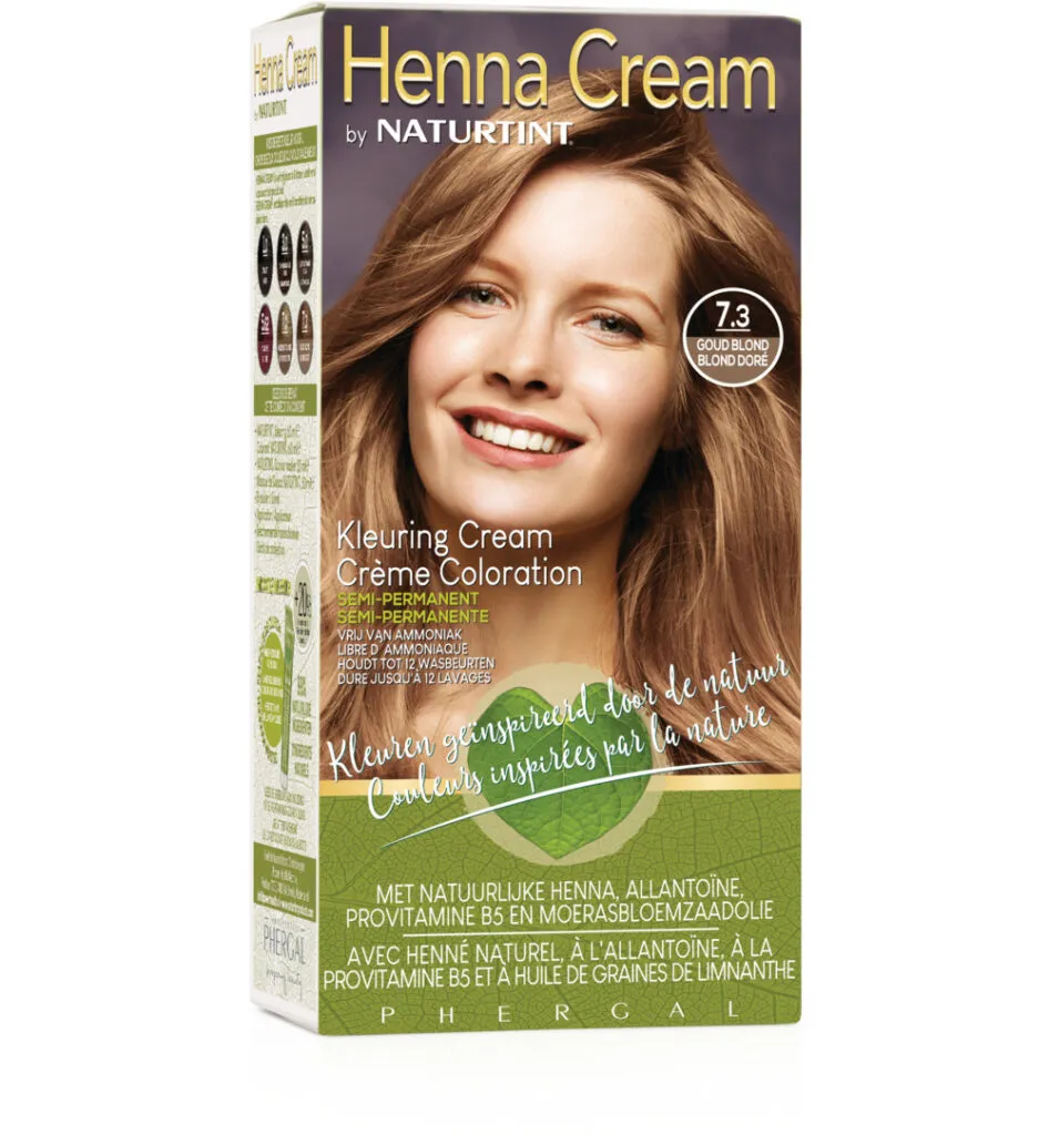 Naturtint Henna cream 7.3 goud blond (110 ml)