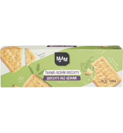 Mjam Tarwe-sesam biscuits (150 gr)