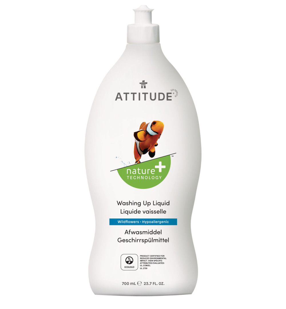 Attitude Nature+ Afwasmiddel Wild Flowers (700 ml)