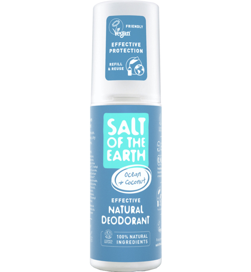 Salt Of The Earth Natural Deodorant Spray, Ocean & Coconut (100 ml)