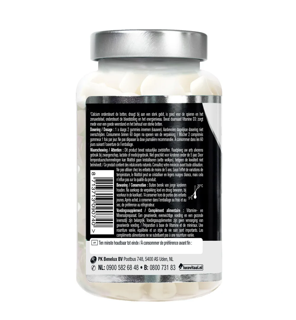 Lucovitaal Calcium D3 (60 gummies)