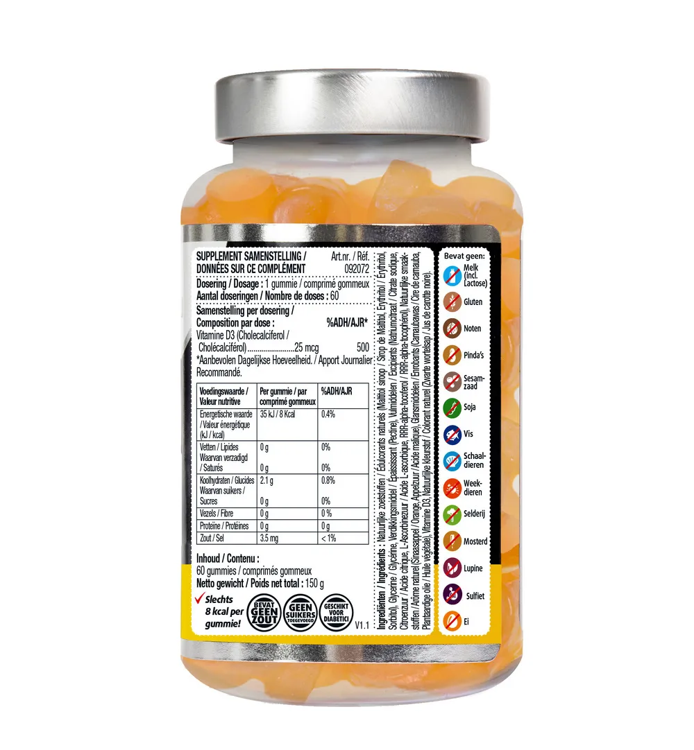 Lucovitaal Vitamine D3 (60 gummies) - image 2