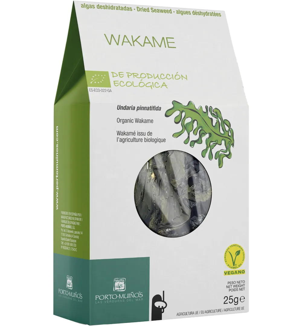 Porto Muinos Wakame Vlokken Bio (25 gr)
