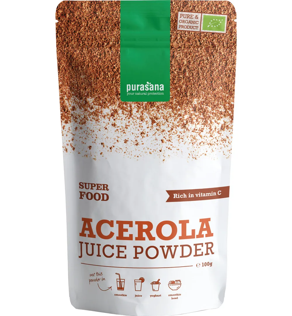 Purasana Acerola Poeder - Vegan Bio (100 gr)