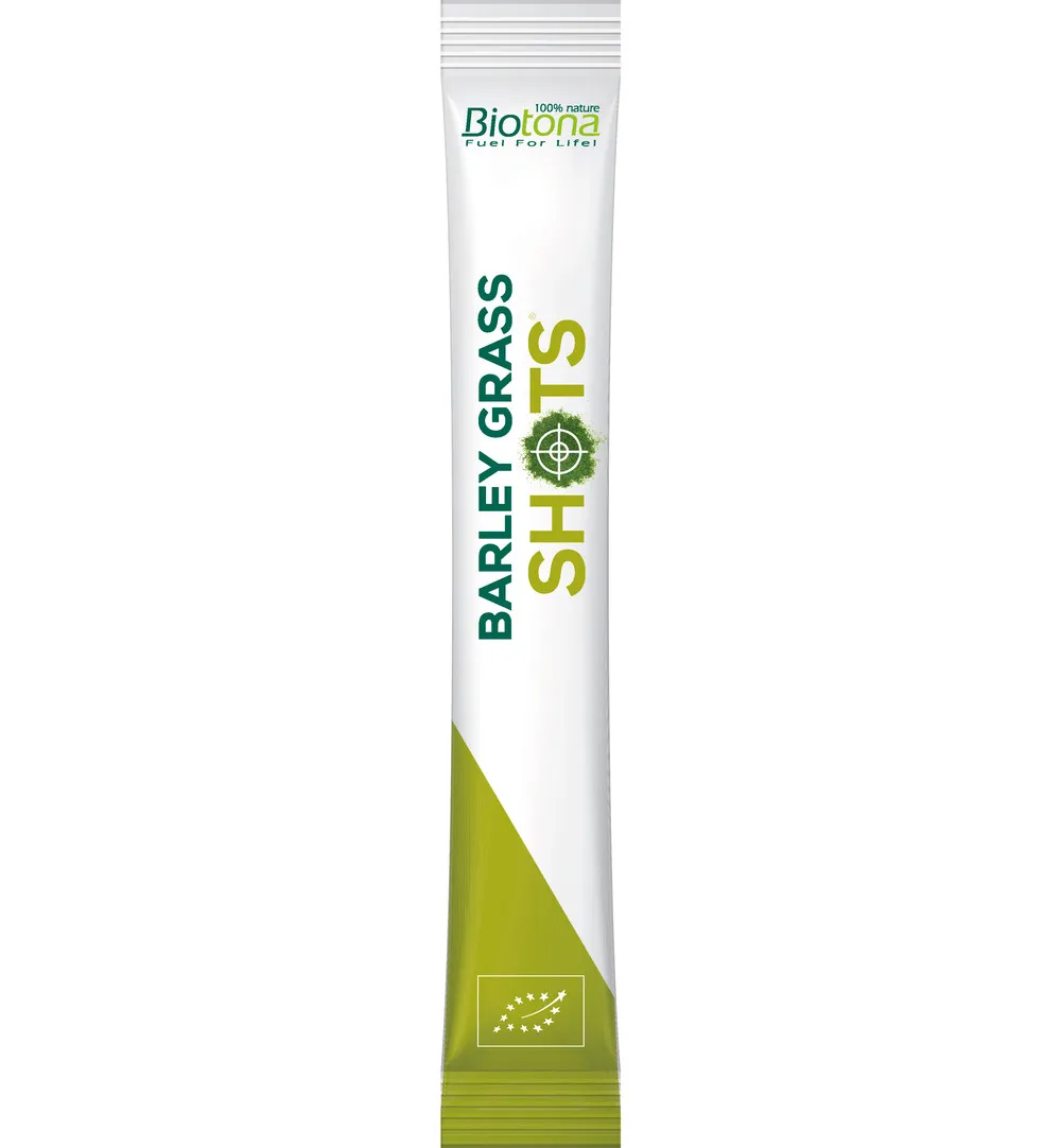 Biotona Barleygrass raw shots 2.2gram bio (20 stuks)