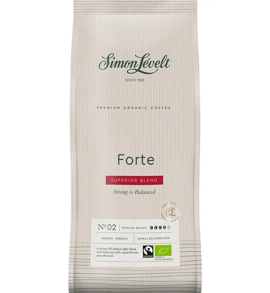 Simon Levelt Forte Superior Blend Gemalen Koffie (1000 gr)