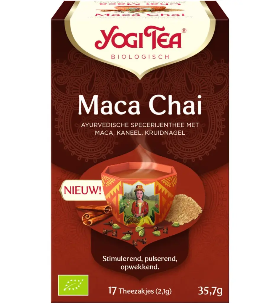 Yogi Tea Maca chai bio (17 stuks)