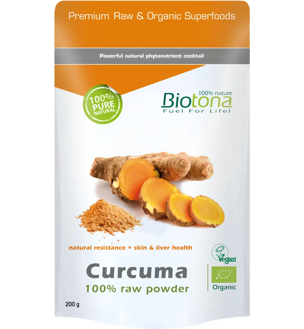 Biotona Curcuma Raw Powder Bio (200 gr)