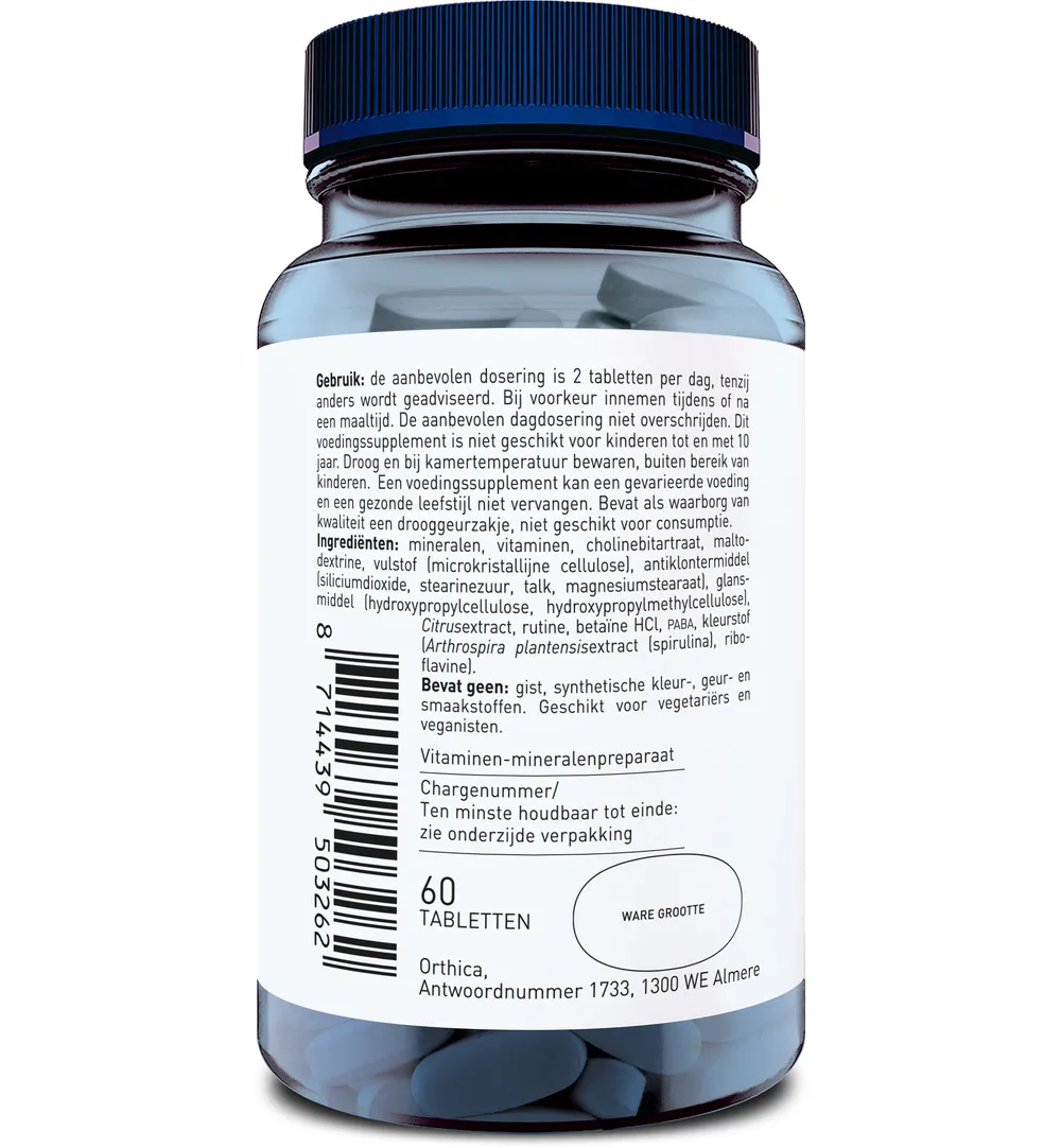 Orthica Multi Vegan (60 tabletten)