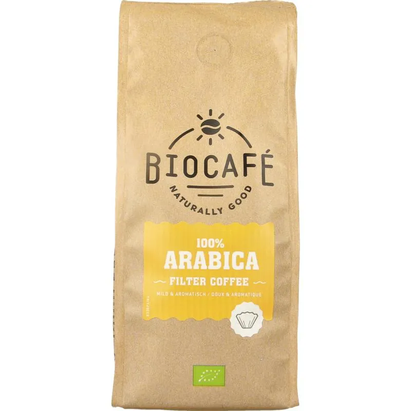 Biocafé Filterkoffie 100% Arabica Bio (250 gr)