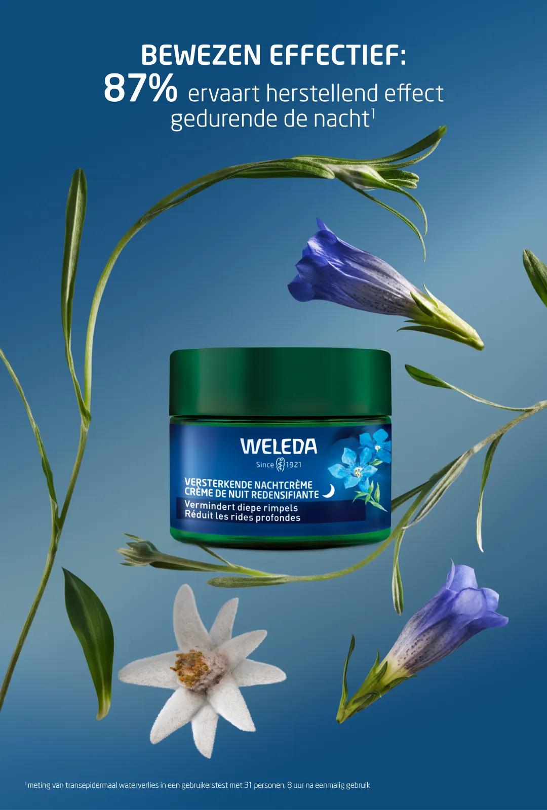 WELEDA Blauwe gentiaan&edelweiss versterkende nachtcreme (40 ml) - image 2
