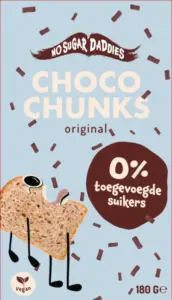 No Sugar Daddies Choco chunks melk bio (180 gr)