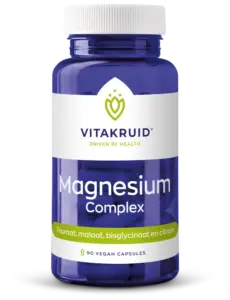 Vitakruid Magnesium Complex Tauraat Malaat Bisglycinaat (90 vega capsules)