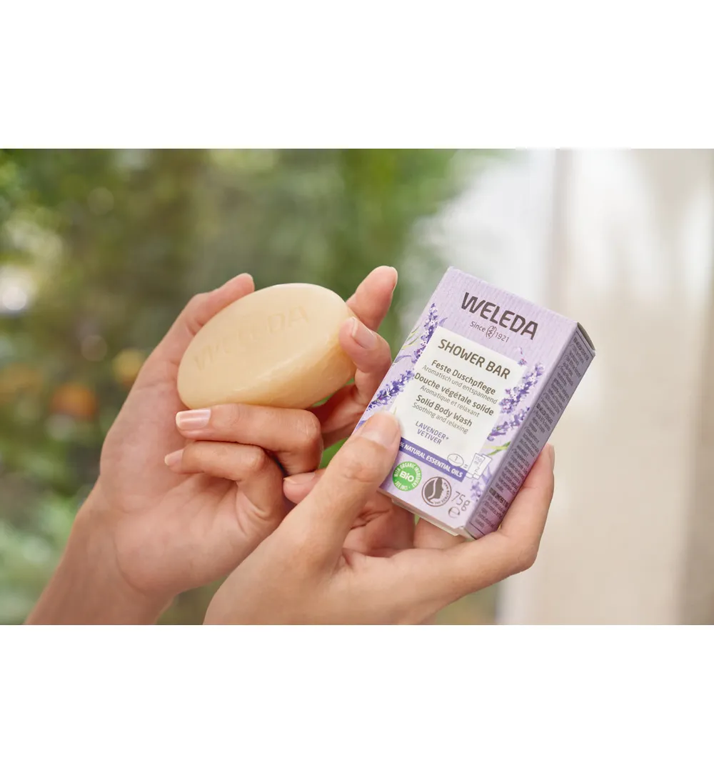 WELEDA Shower bar lavender + vetiver (75 gr) - image 3