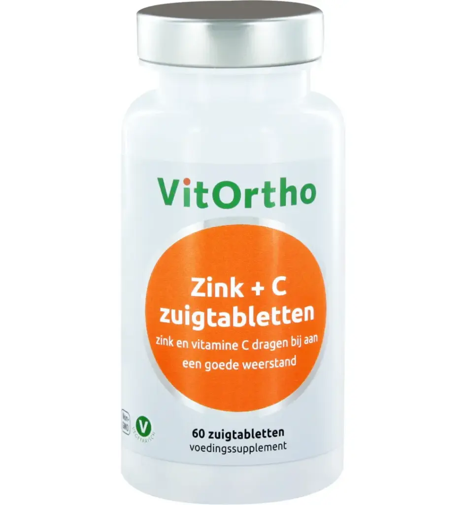 VitOrtho Zink + C (60 zuigtabletten)
