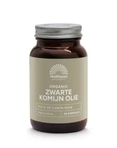 Mattisson Organic Zwarte Komijn 500Mg Bio (90 capsules)
