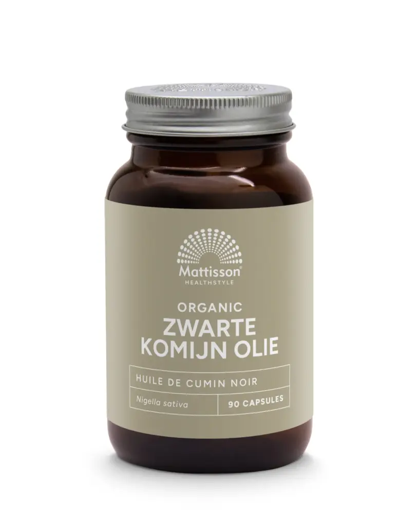 Mattisson Organic Zwarte Komijn 500Mg Bio (90 capsules)