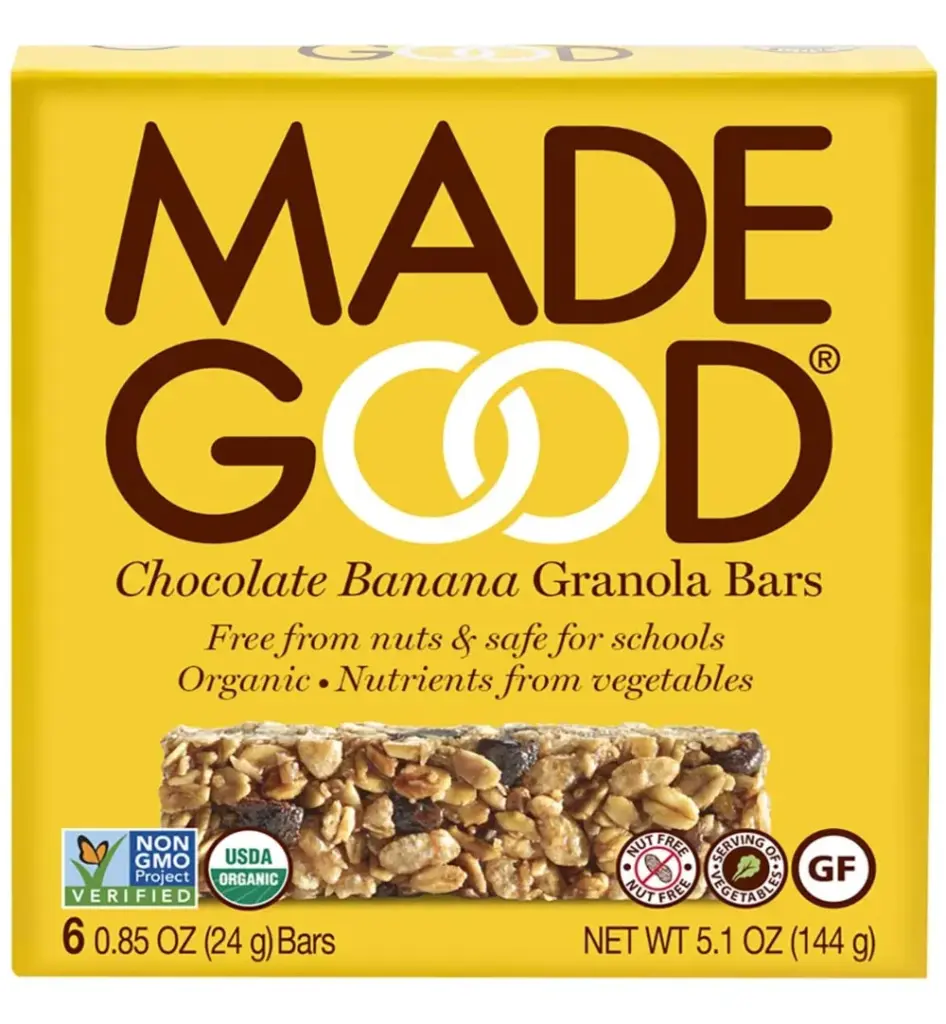 Made Good Granola Bar Chocolate Banana 24Gram Bio (6 x 24 gr)