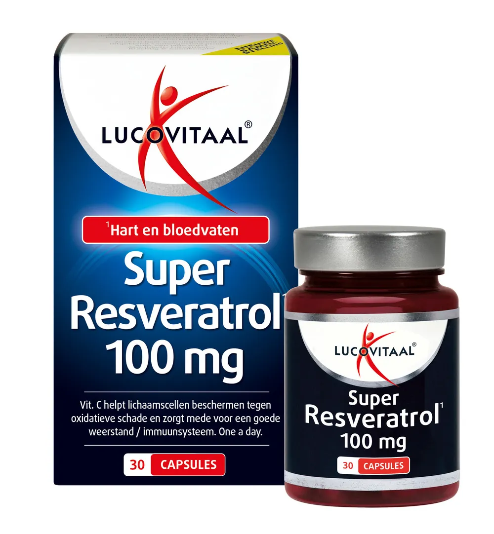 Lucovitaal Super Resveratrol 100Mg (30 capsules) - image 3