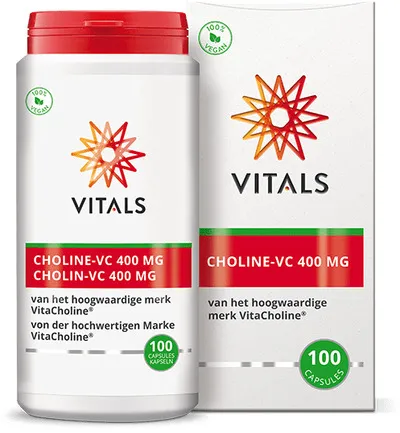 Vitals Choline 400 mg (100 vega capsules)