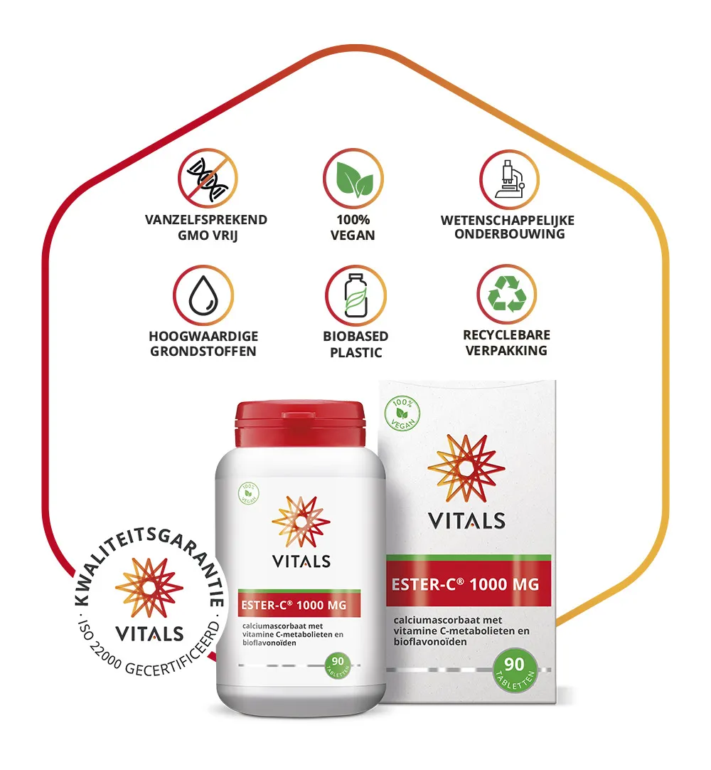 Vitals Ester C 1000 mg (90 tabletten) - image 4