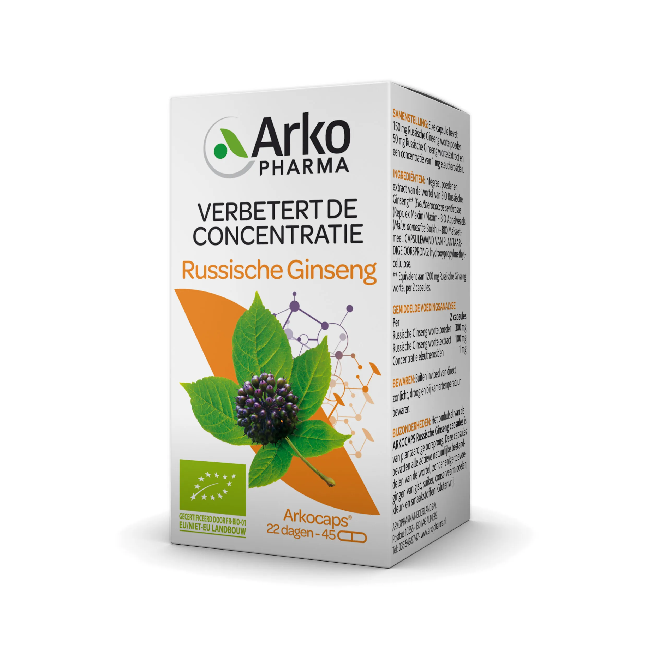 Arkocaps Russische Ginseng Bio (45 capsules)