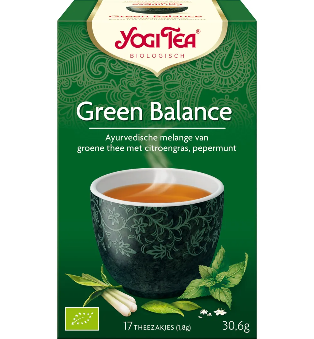 Yogi Tea green balance bio (17 stuks)