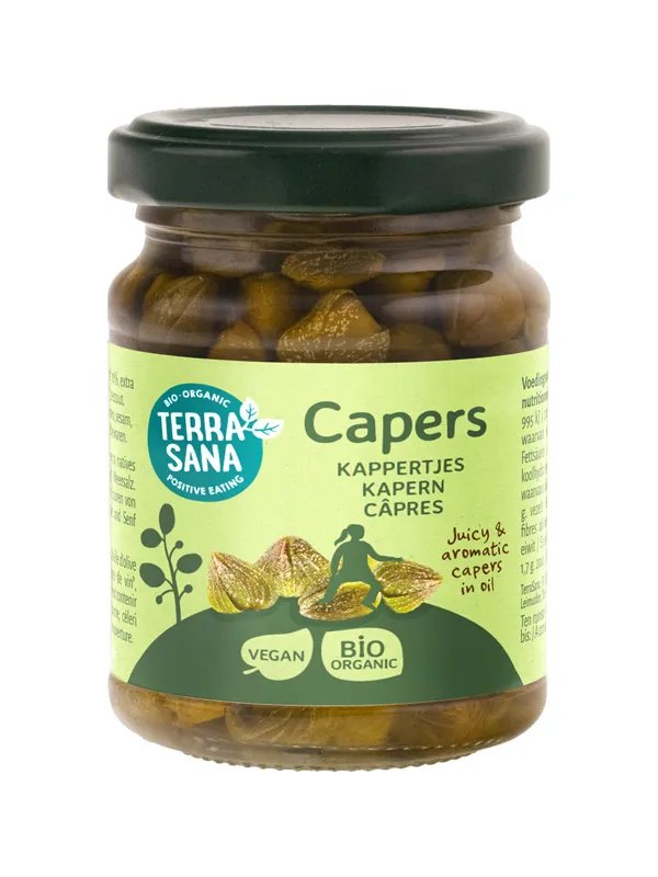 Terrasana Siciliaanse Kappertjes In Olijfolie Bio (120 gr)