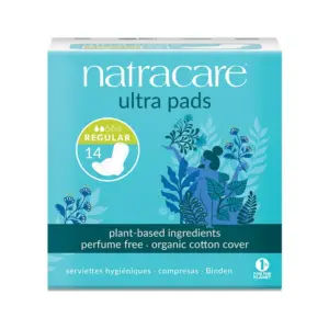 Natracare Maandverband ultra met vleugels (14 stuks)