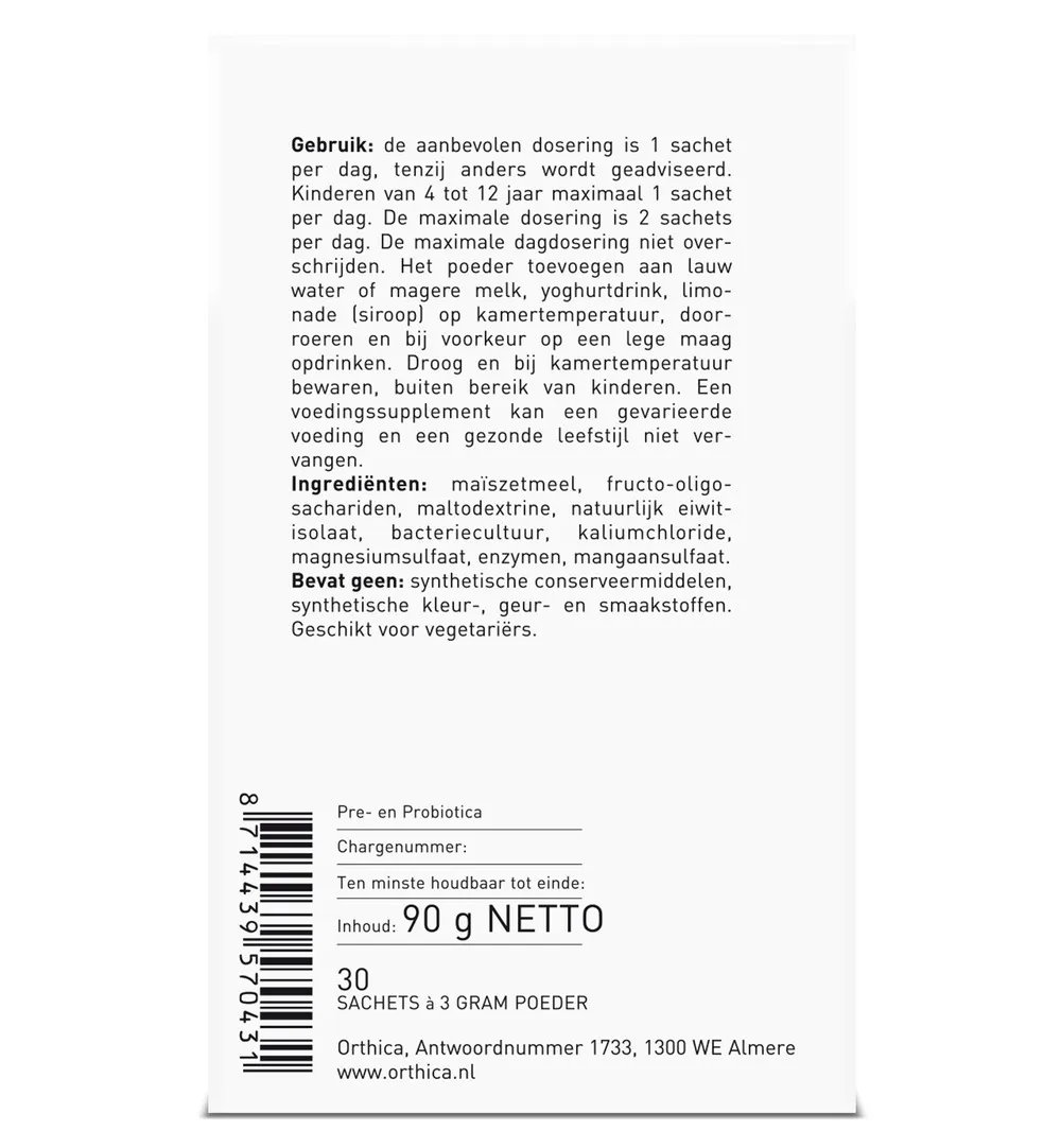 Orthica Orthiflor plus (30 zakjes) - image 2