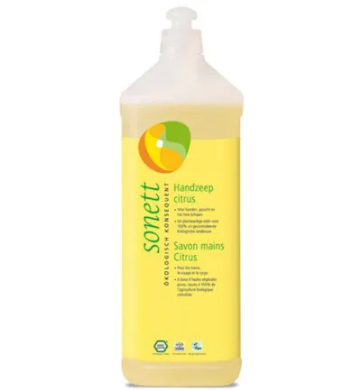 Sonett Handzeep citrus vloeibaar (1000 ml)