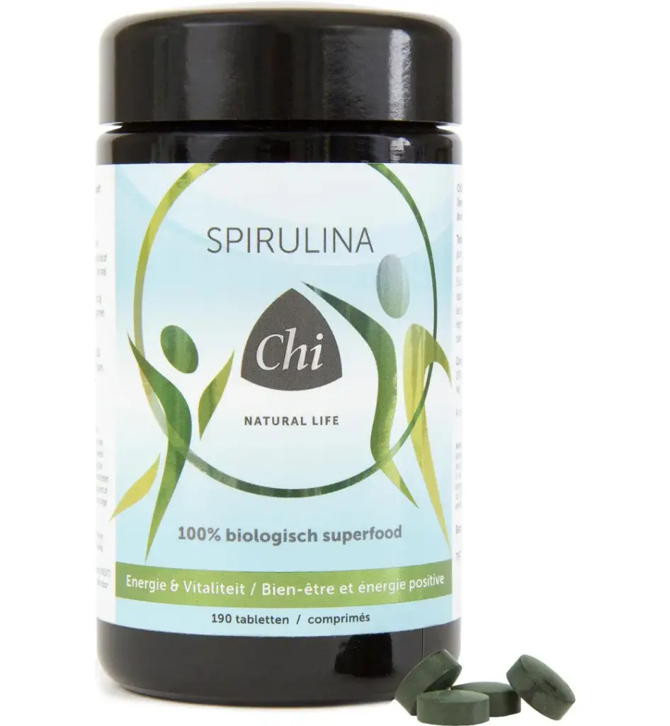 Chi Natural Life Spirulina 500Mgtabletten Bio (190 Tabletten)